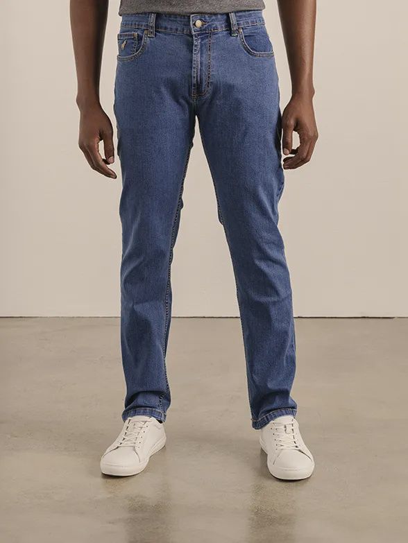 Polo Jeans | Simon Straight Leg | Stone Wash, Size: 28W | 32L