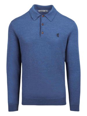 Pringle | Gary Merino Knitwear Golfer | Blue