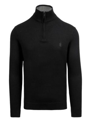 Pringle | Harry 1/4 Zip Knitwear | Black