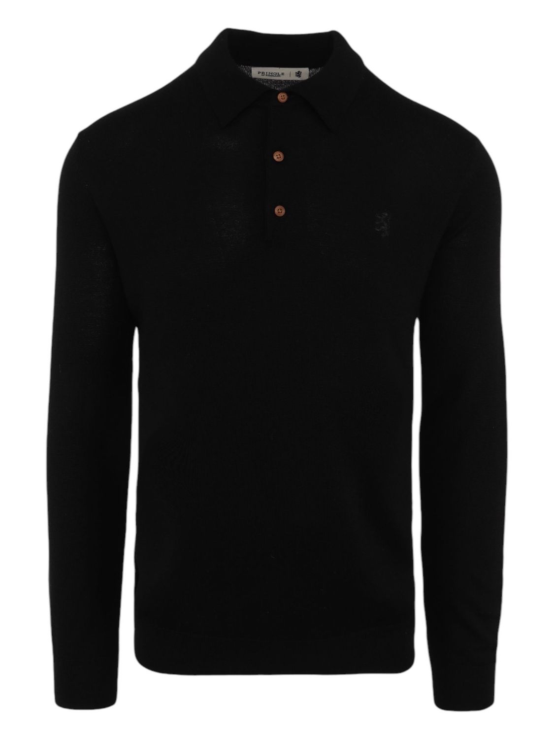 Pringle | Gary Merino Knitwear Golfer | Black, Size: M