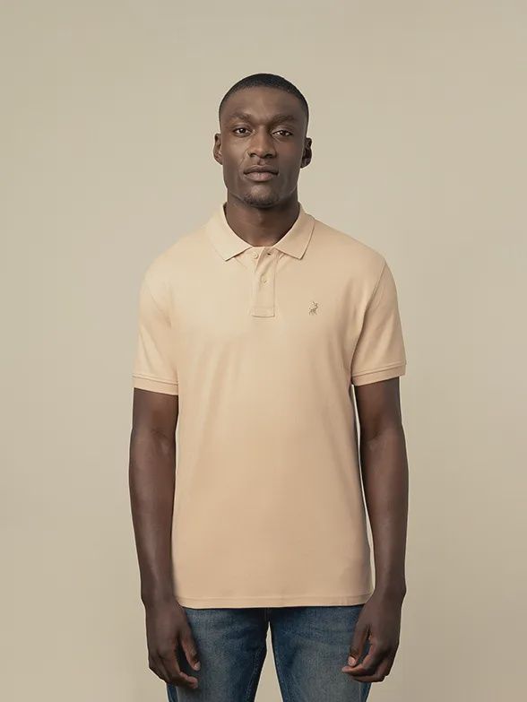 Polo | Carter Short Sleeve Pique Golfer | Pink, Size: M