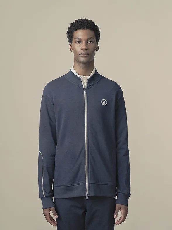 Polo | Motheo Sport Zip Thru Sweat Top | Navy, Size: M