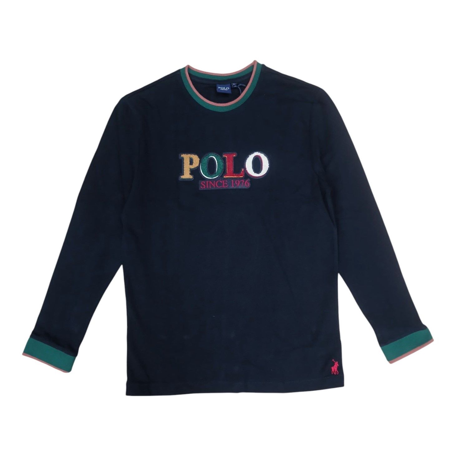 Polo | Boys Kyle Long Sleeve Tee | Navy, Size: 2-3yrs