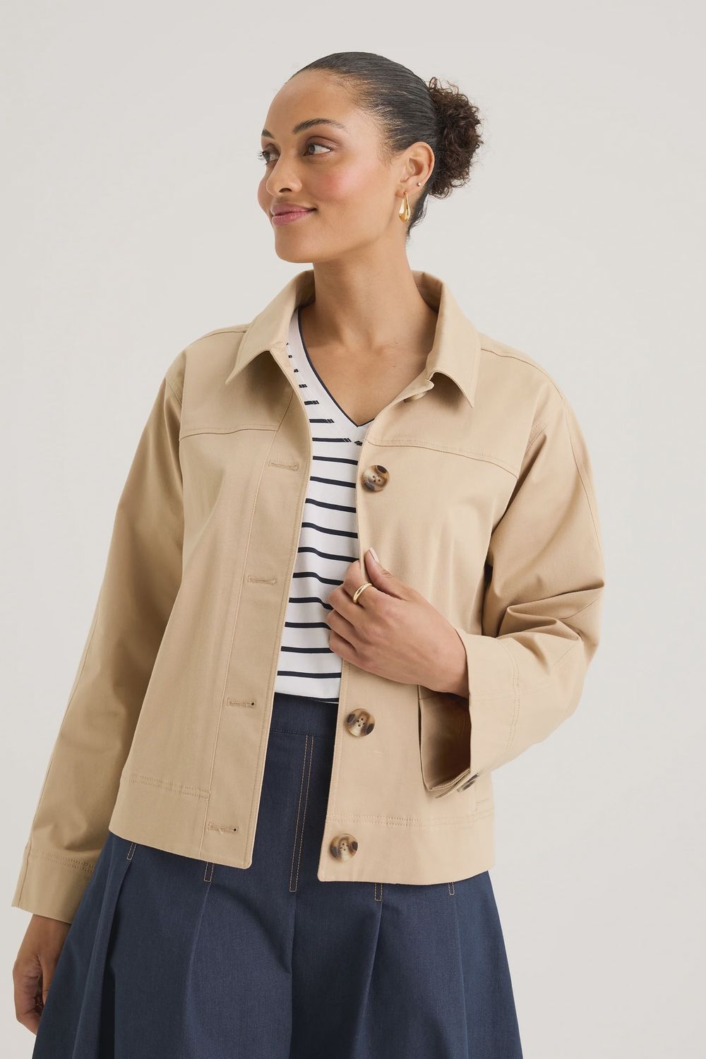 Yarra Trail | Mila Shacket | Camel, Size: 12