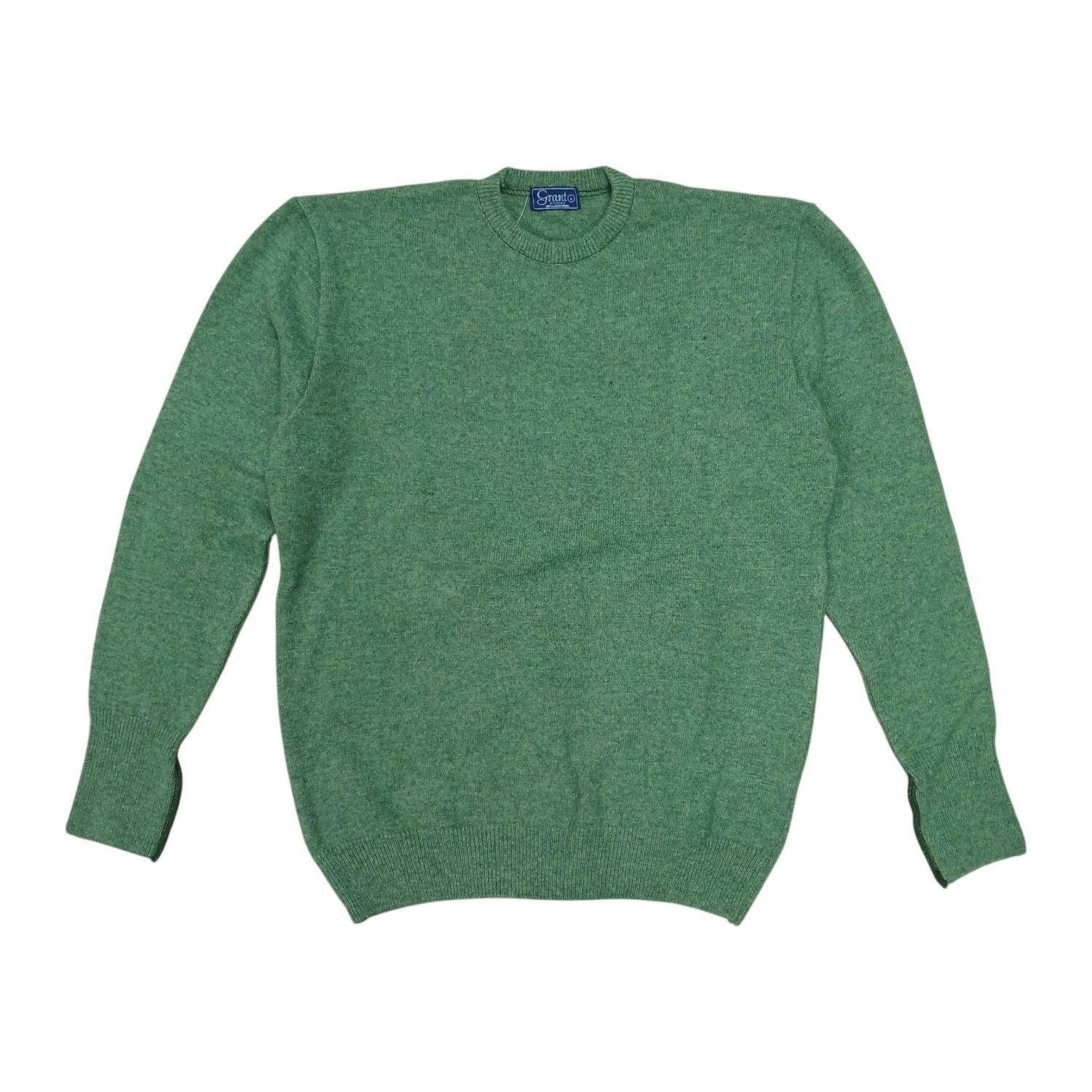 Grant | Lambswool Crew Neck Jersey | Sorrel, Size: M
