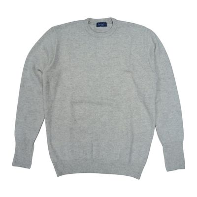 Grant | Lambswool Crew Neck Jersey | Oat