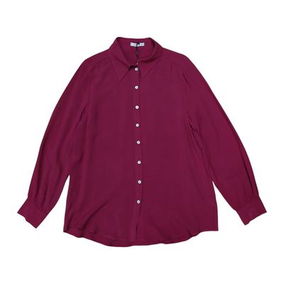 Willow | Isla Blouse | Burgundy Linen