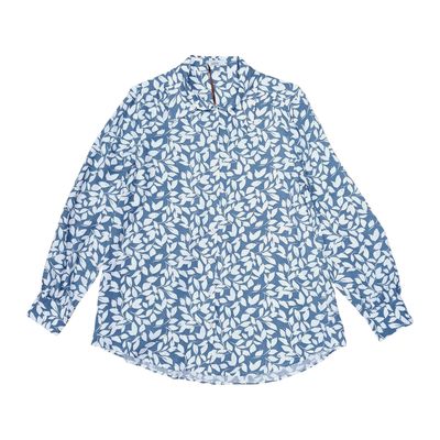 Willow | Isla Blouse | Blue Leaf Print