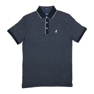 Polo | Vishnu Short Sleeve Tipped Golfer | Black