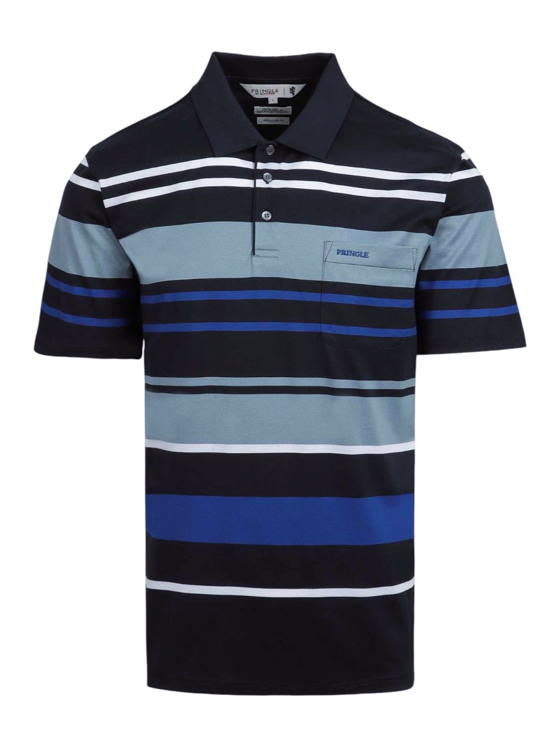 Pringle | Michael Mercerised Golfer | Navy, Size: S