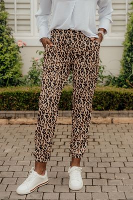 Willow | Jogger Pants | Leopard Print