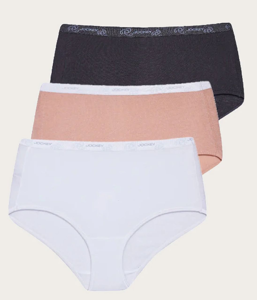 Jockey | Plain Full Brief | 3 Pack | Queen Size, Size: 3XL