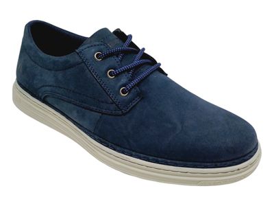 Hush Puppies | Charles Lace up | Navy Wax Nubuck