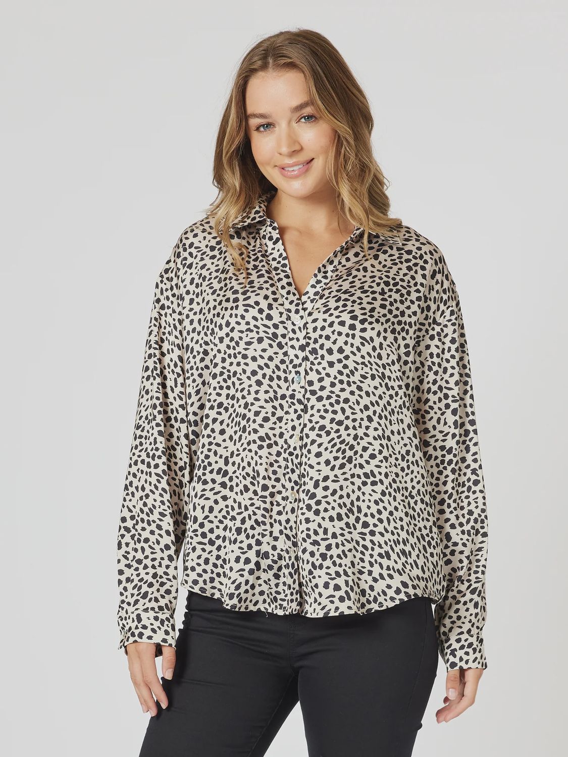 Threadz | Pebble Shirt | Natural &amp; Black, Size: M