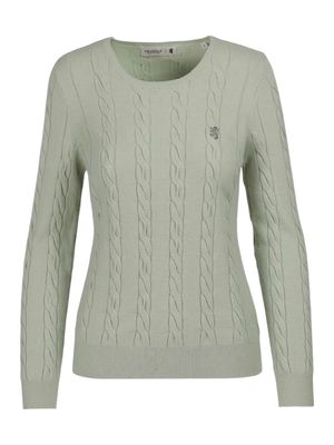 Pringle | Ruby Cable Crew Neck | Sage