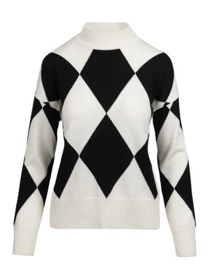 Pringle | Nora Merino Wool Jersey | Black &amp; White