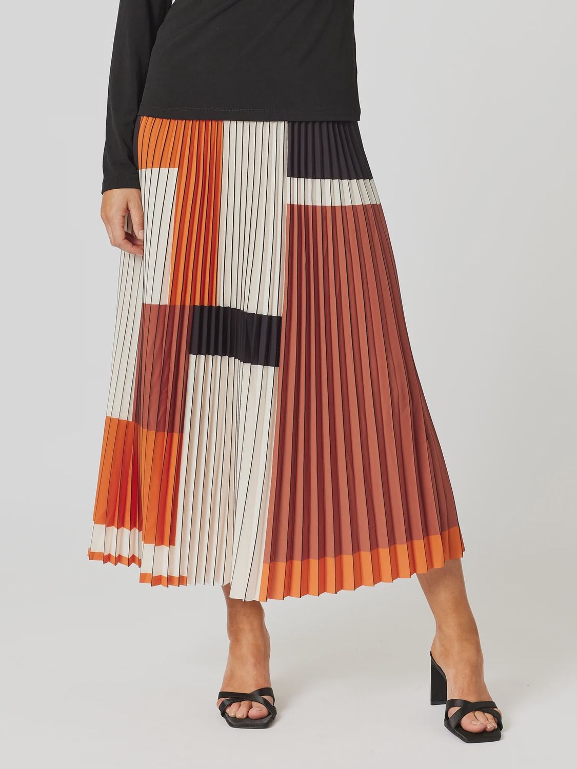 Hammock &amp; Vine | Vienna Pleat Skirt | Spice, Size: 8