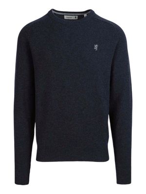 Pringle | Johnson Lambswool Crewneck Sweater | Navy