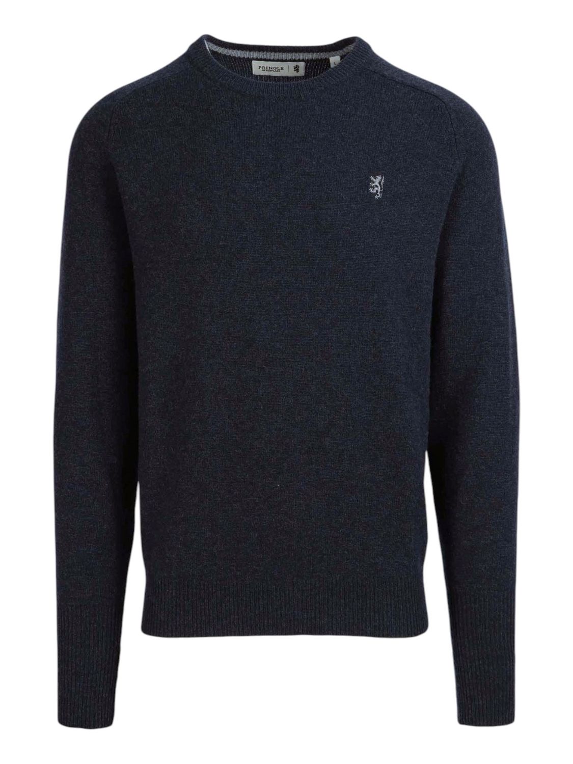 Pringle | Johnson Lambswool Crewneck Sweater | Navy, Size: S