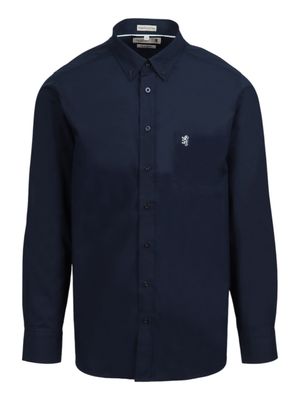 Pringle | Classic Stretch Long Sleeve Shirt | Jacob | Navy