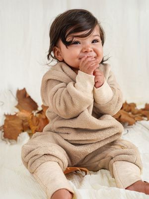 Hoolies | Plushiegrow Winter Onesie | Oatmeal