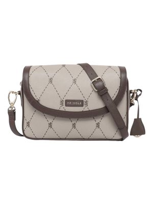 Pringle | Argyle Flapover Crossbody Bag | Stone