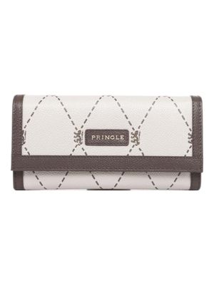 Pringle | Argyle Flapover Purse | Stone