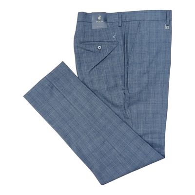 Polo Trouser | Bradley Custom Fit | Grey Check