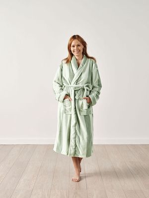 Linen House | Ocean City Jade Bathrobe