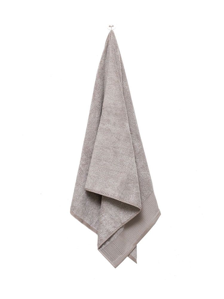 Linen House | Plush Bath Sheet | Oatmeal | 80x170