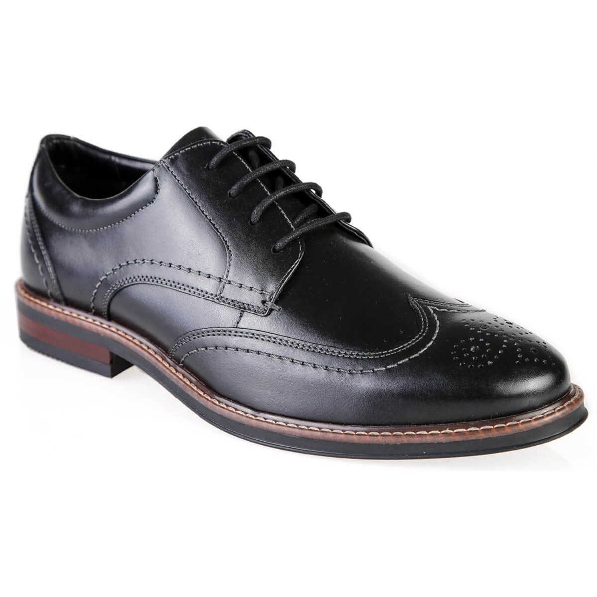 Nunn Bush | Calderone Wing | Black, Size: 6