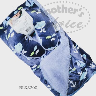 Mother&#39;s Choice | Pillow Blanket | Nautical