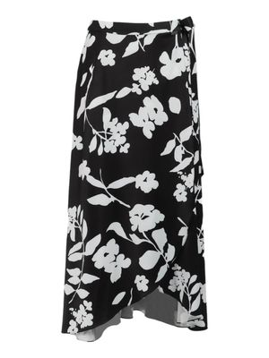 Pringle | Natalie Wrap Skirt | Black