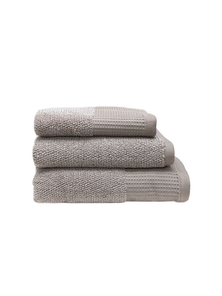 Linen House | Plush Hand Towel | Oatmeal | 40 x 70