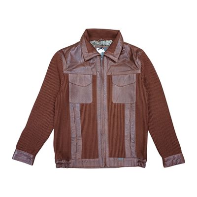 Paint | Mens Leather Jacket | Brick