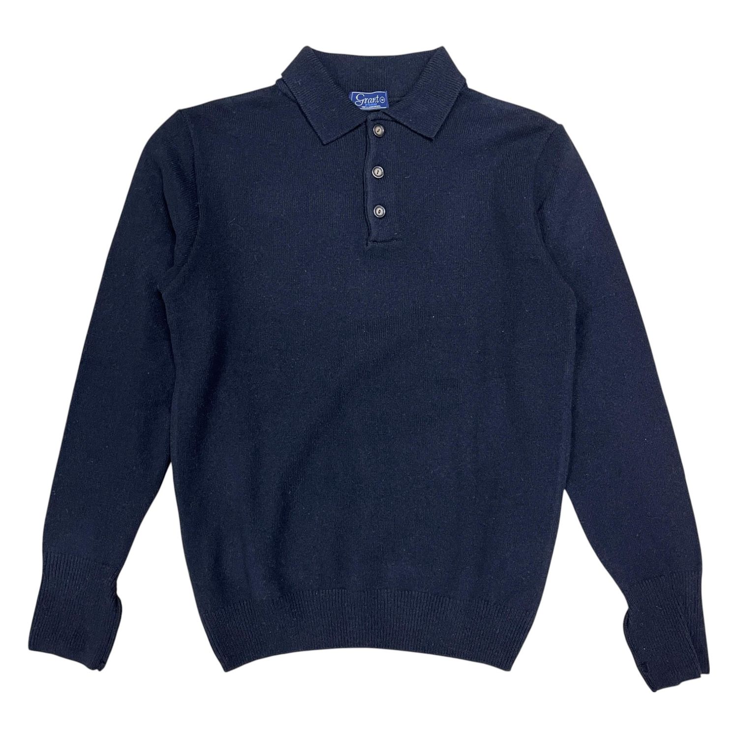 Grant | Lambswool Golfer Jersey | Black, Size: M
