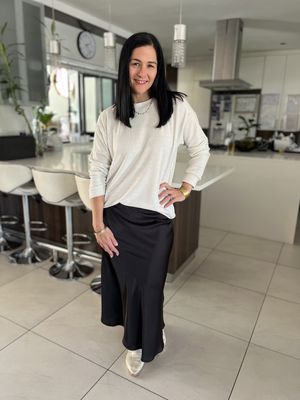Kate Jordan | Bias Skirt | Black
