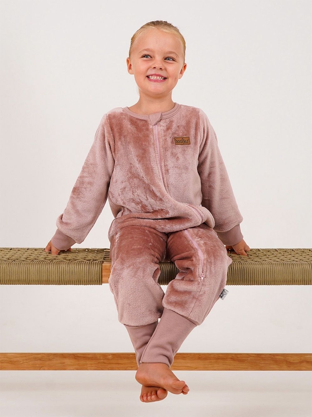 Hoolies | Rose Gold Plushiegrow Winter Onesie, Size: 18-24 months