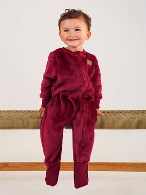Hoolies | Berry Plushiegrow Winter Onesie