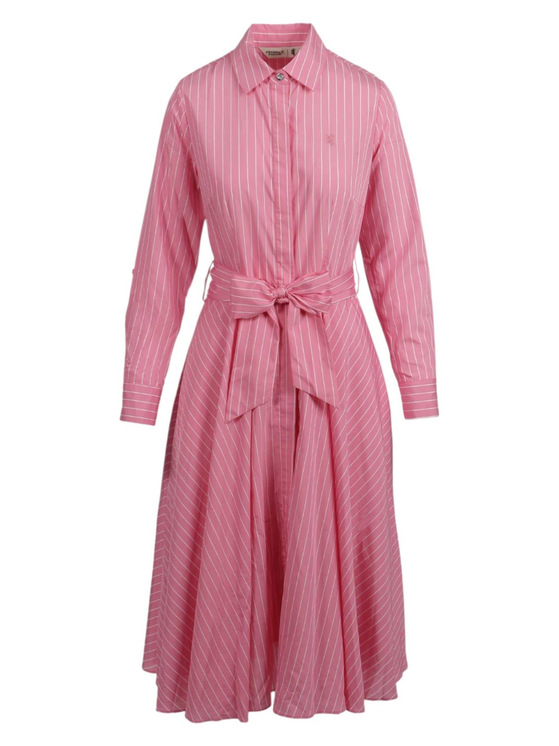 Pringle | Sinisha Striped Shirt Dress | Pink, Size: M