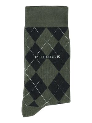 Pringle | Griffin Argyle Socks | Fatigue