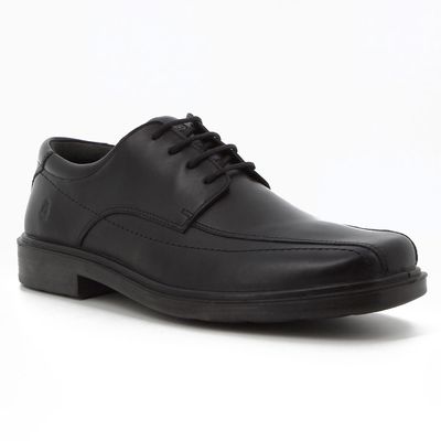 Hush Puppies | Venture II Leather Lace Up | Black