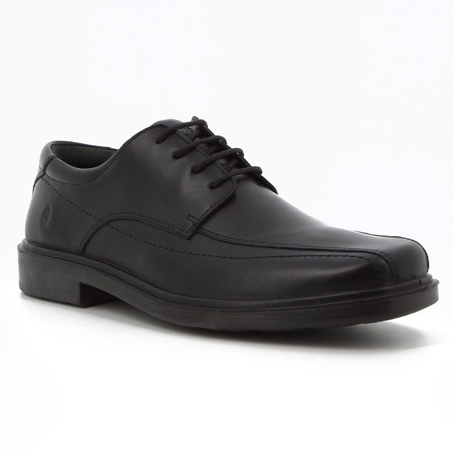Hush Puppies | Venture II Leather Lace Up | Black, Size: 7
