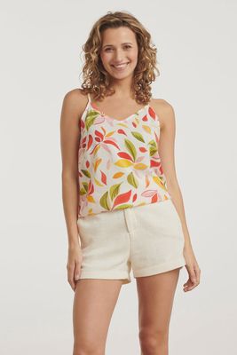 Smashed Lemon | Top | White-Multicolour