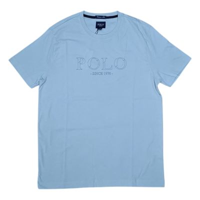 Polo | Printed Short Sleeve T-shirt | Blue
