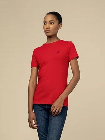 Polo | WMN Allie T-Shirt | Red, Size: S