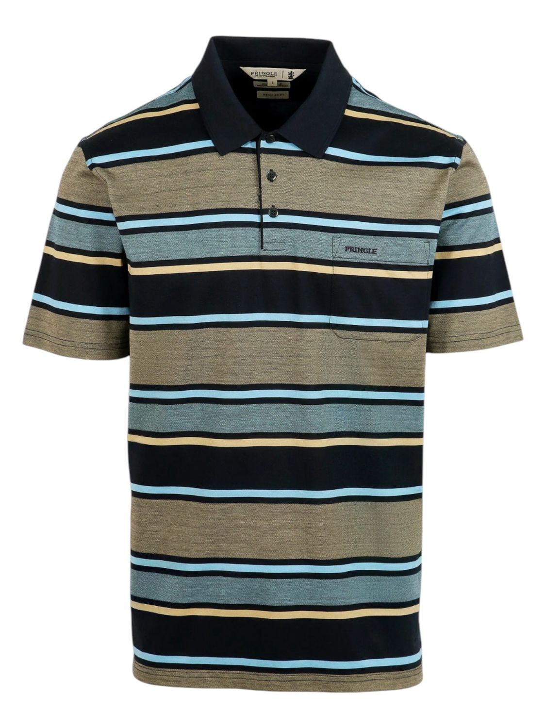 Pringle | Donald Mercerised Golfer | Navy, Size: S