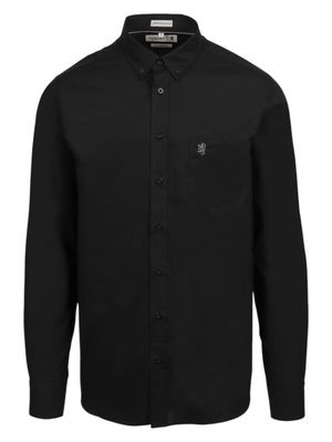 Pringle | Classic Stretch Long Sleeve Shirt | Jacob | Black