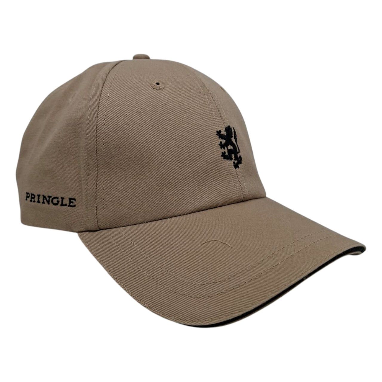 Pringle | Tommy Cotton Peak Cap | Stone, Size: One Size