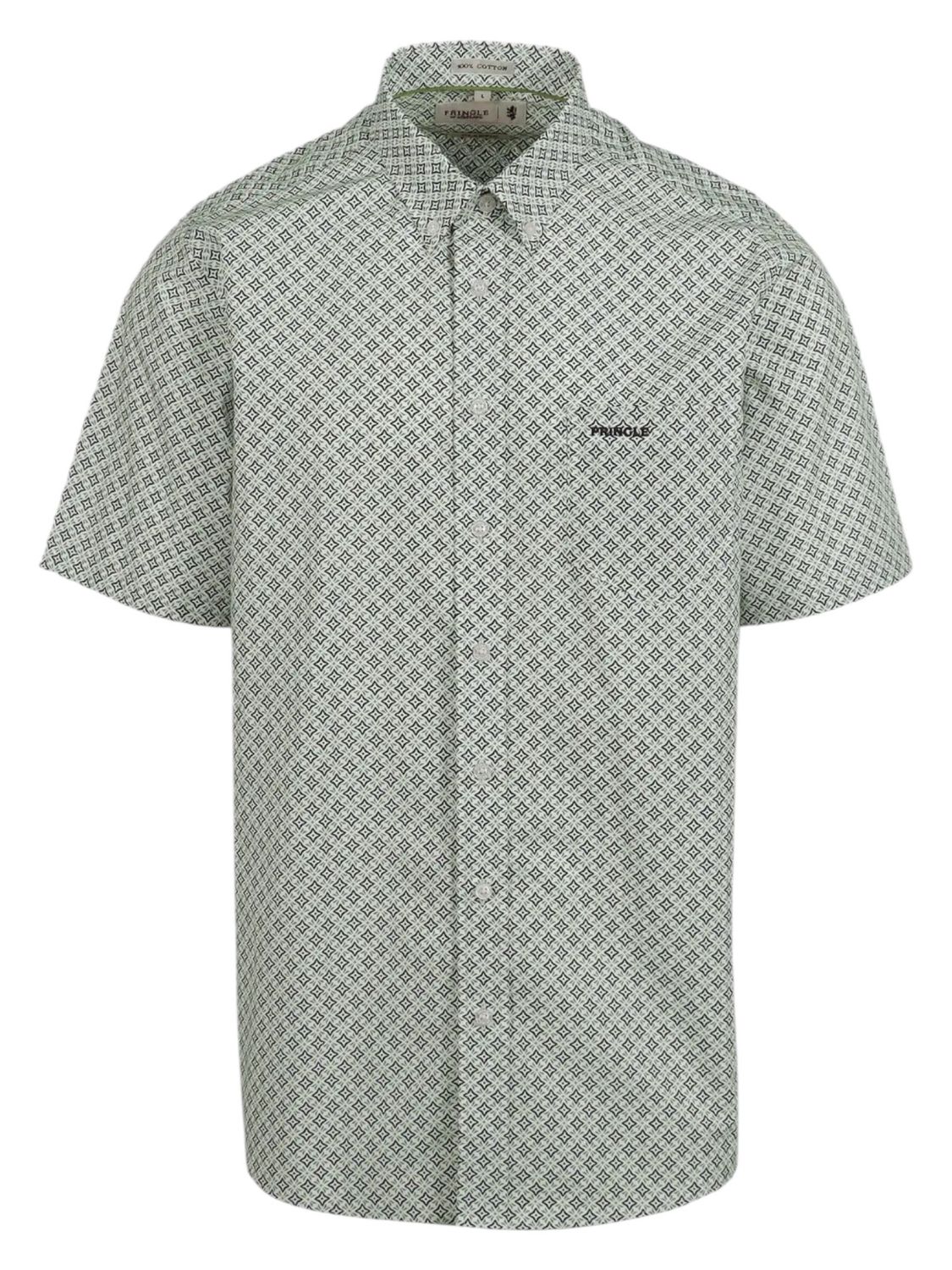 Pringle | Donovan Classic Short Sleeve Shirt | Green, Size: S